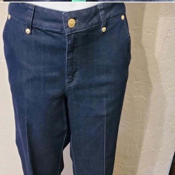 Caché Gold button cuffed‎ trouser jeans 12 - Picture 9 of 13